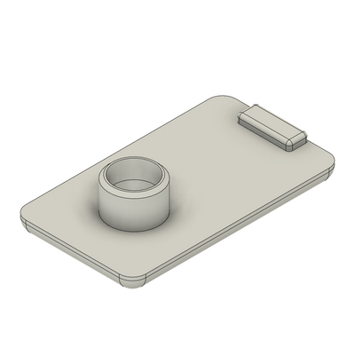 60-040-2 MODULAR SOLUTIONS POLYAMIDE PART<br>END CAP 32MM X 18.5MM LIGHT GRAY